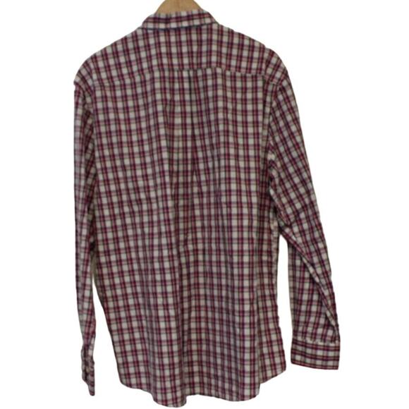 Johnnie O Button Up Shirt Men's XL Lionel Caliente Pink Check Plaid NWT $135 - Picture 3 of 4